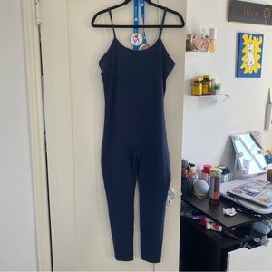 Aritzia TnaButter New Rhythm Jumpsuit in Admiral and size L